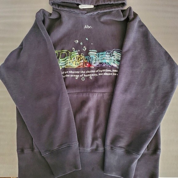 A.B.C. Advisory Board Crystals Peerless Pullover Embroidered Black Hoodie L / XL - Picture 2 of 16